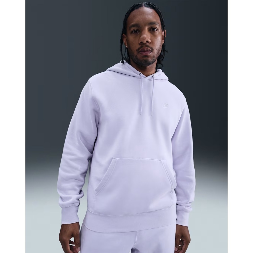 Nike Sportswear Club Fleece Men Ghost (Light Blue) Hoodie XXL 611457-085 NWT - Picture 3 of 7